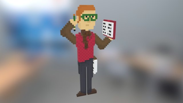 "Indie Studio" - Writter 3D Model