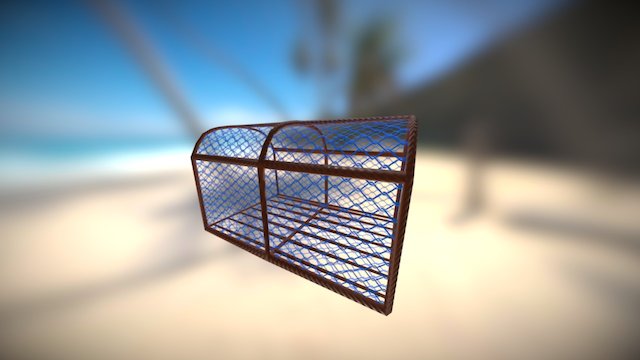 Lobster Pot 3D Model