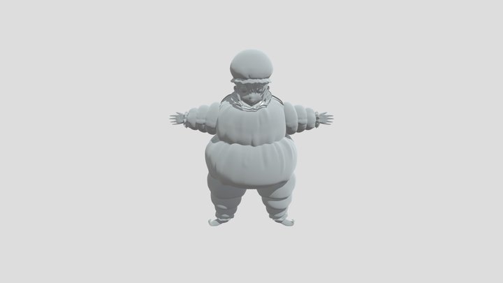 団子姫 3D Model