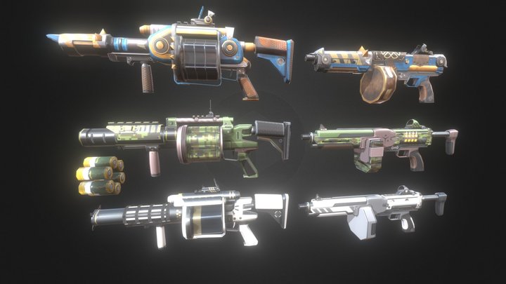 ShadowGunWarGames - Big Red's Weapons