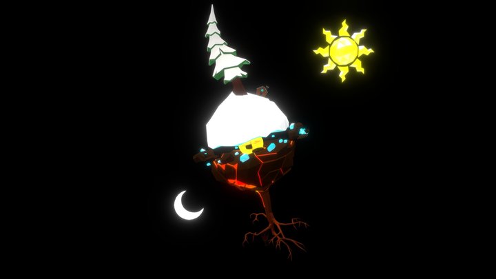Planet of Ice and Fire - Final 3D Model