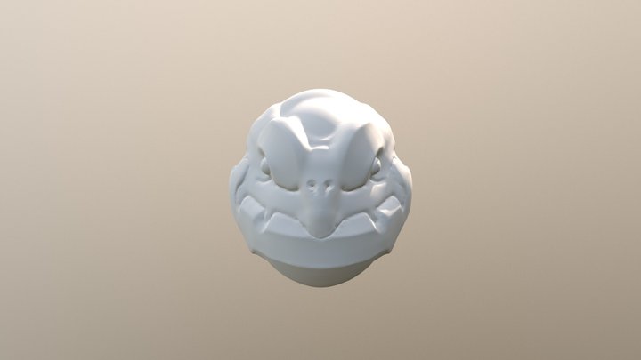 Turtle Head 3D Model