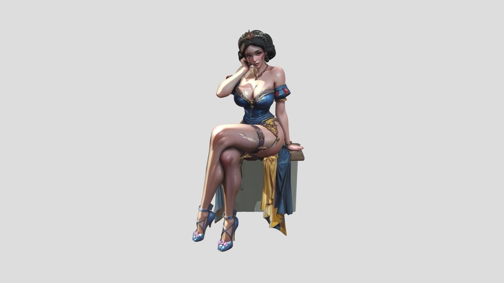 Snow White pin-up
