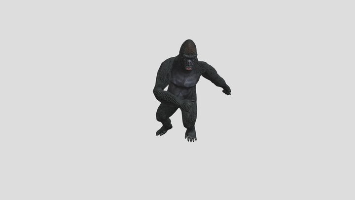 Gorilla+motions 3D Model