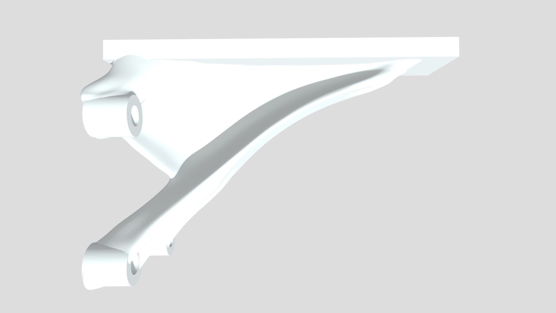 Shelf Bracket Generative Design 1 3D model by peter.mitrev0057