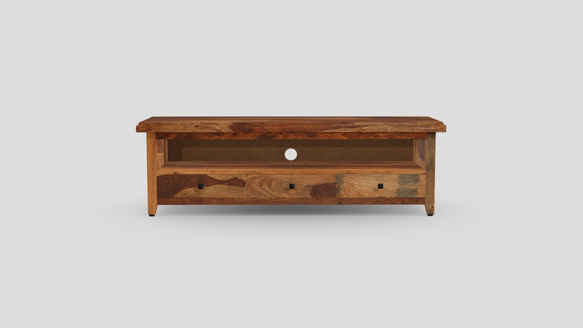 Pepperfry -Wood TV Console