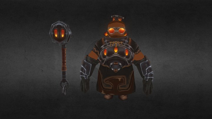 “Blacksmith” — Godly Adventures 3D Model