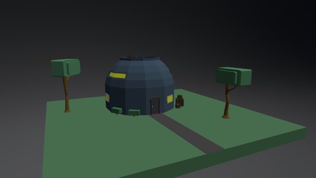 First House 3D Model