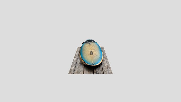 Surf Board 3D Model