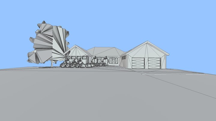 Bauer lake house 3D Model