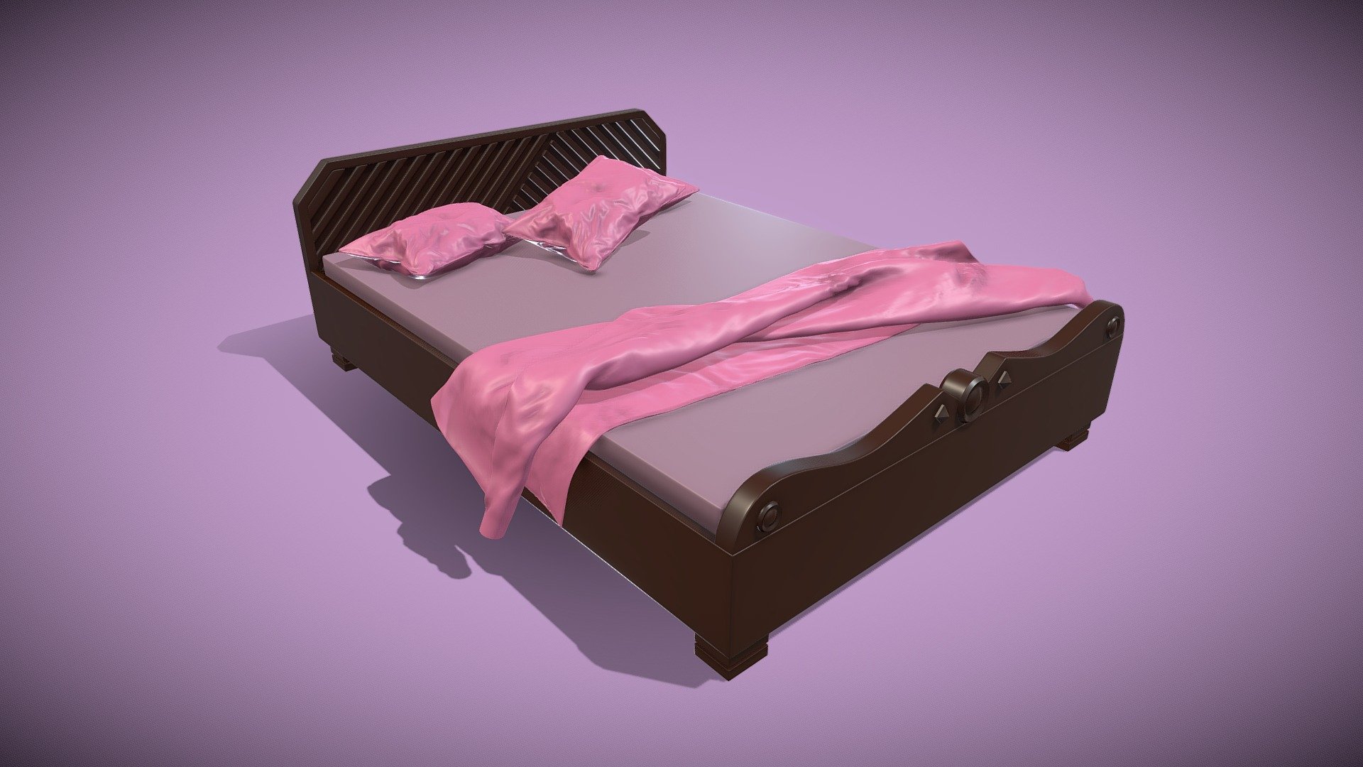 Bed Model BM02 - Buy Royalty Free 3D model by Sandeep Choudhary ...