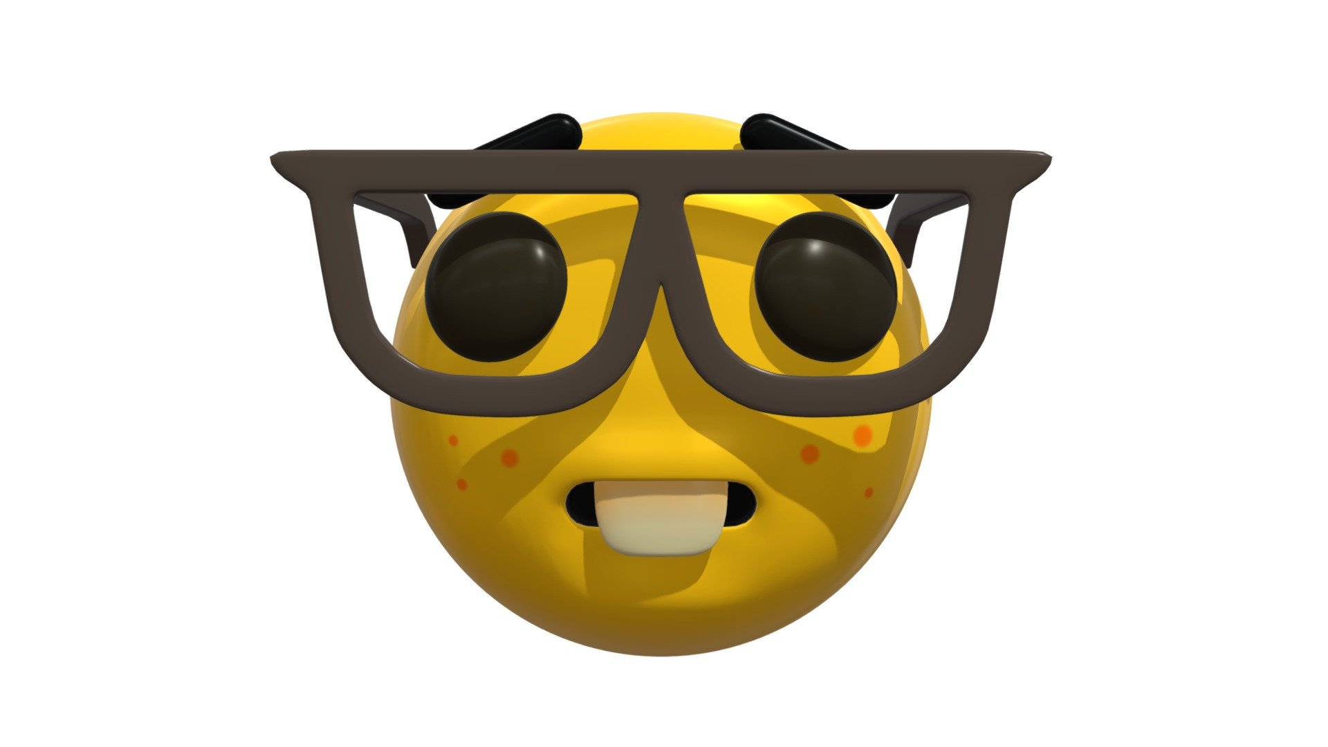 Emoji with glasses - Download Free 3D model by OlegPopka [b5113e7 ...