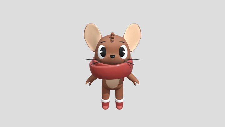 Twig - Mouse Character 3D Model