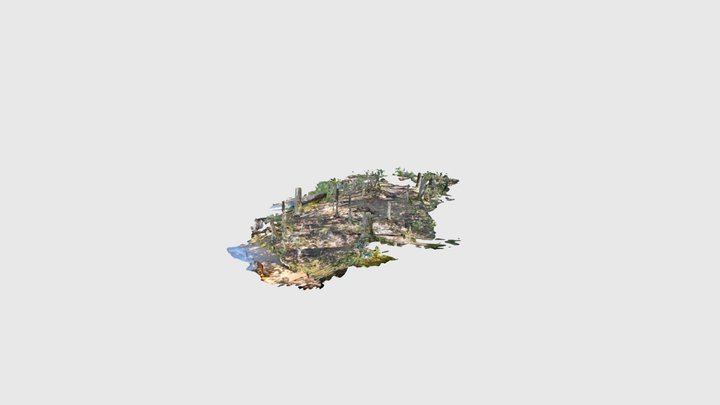 Search and Rescue Island campsite 3D Model