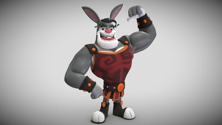 Adi koriat Bunny CLIVE&WRENCH By Luigi Lucarelli 3D Model