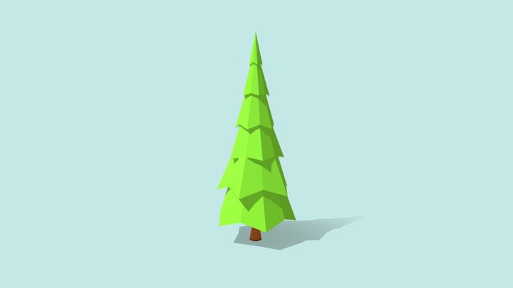 Low Poly Tree 1 3D Model