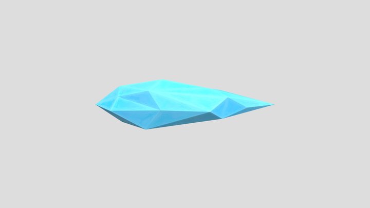 Ice Projectile 3D Model