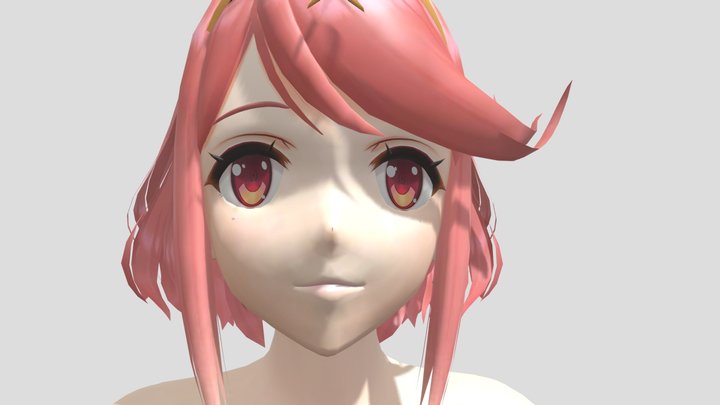 Anime girl model 3D Model