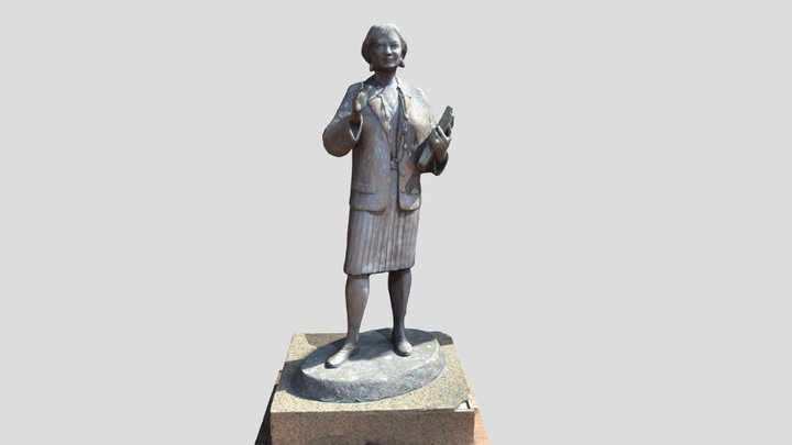 TAMU HSC - Irma Lerma Rangel Statue 3D Model