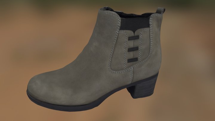Female Boot 3D Model