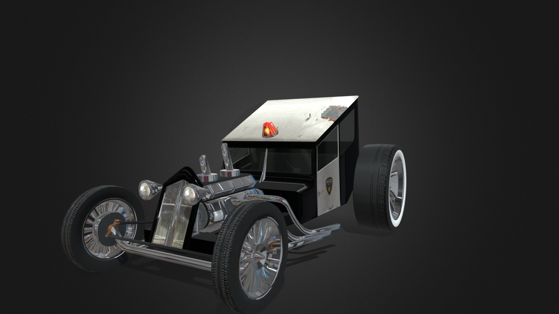 HotRod Police — Sketchfab embed 3D viewer