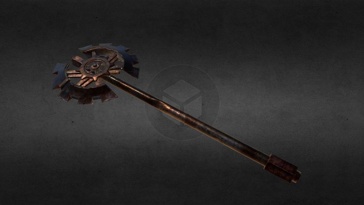 Gear Battleaxe 3D Model