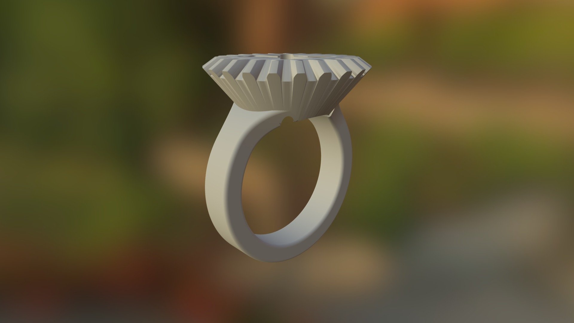 Bevel Finger Ring