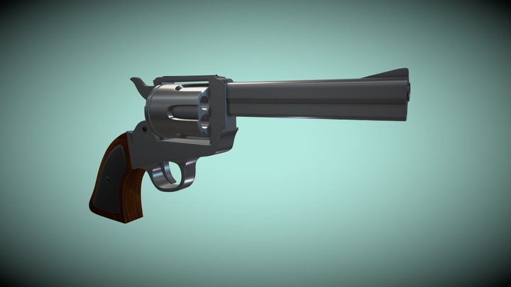 Revolver 3D Model
