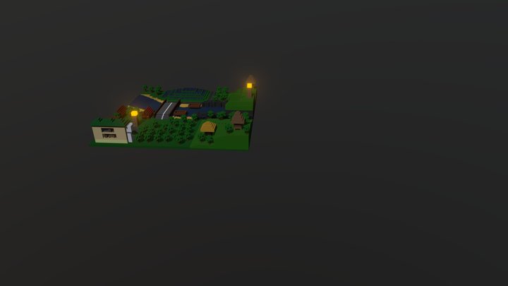 Rizière Phillipines 3D Model