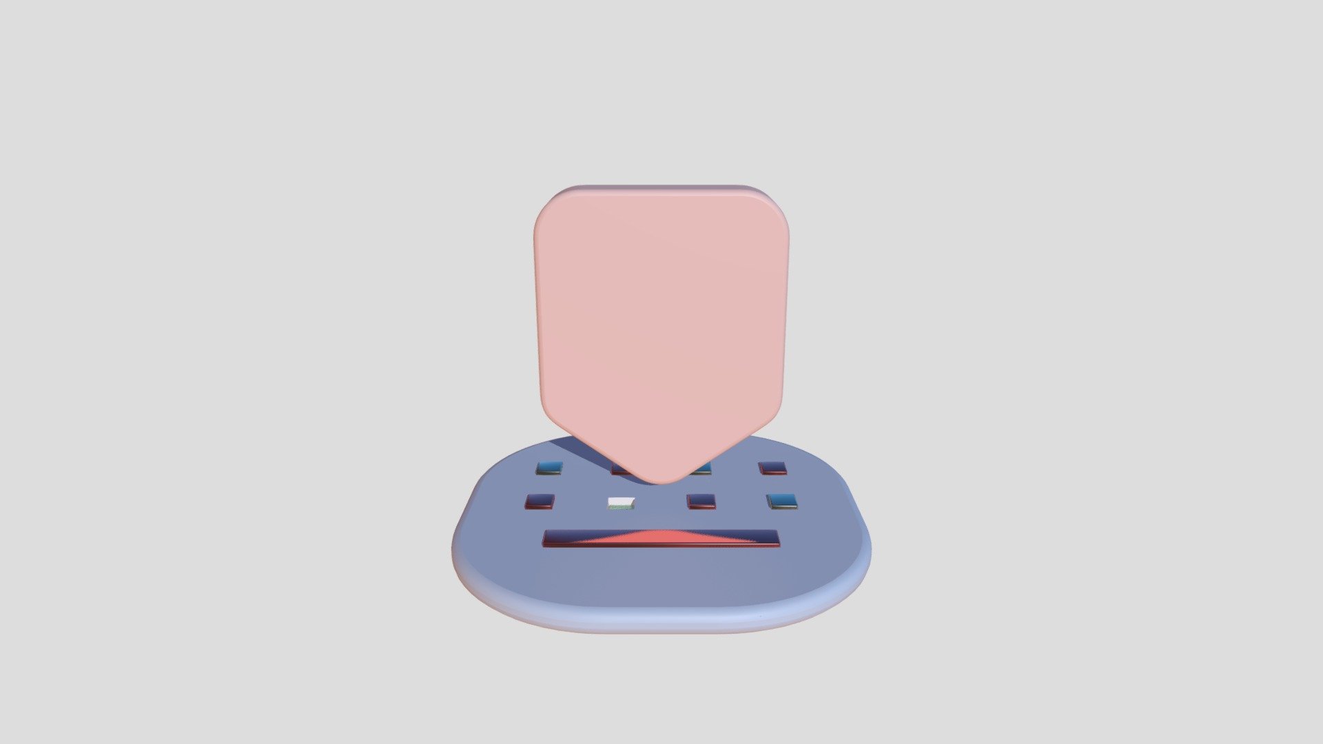 Mini keyboard - Download Free 3D model by jennylzx (@mamamoo) [b517162 ...