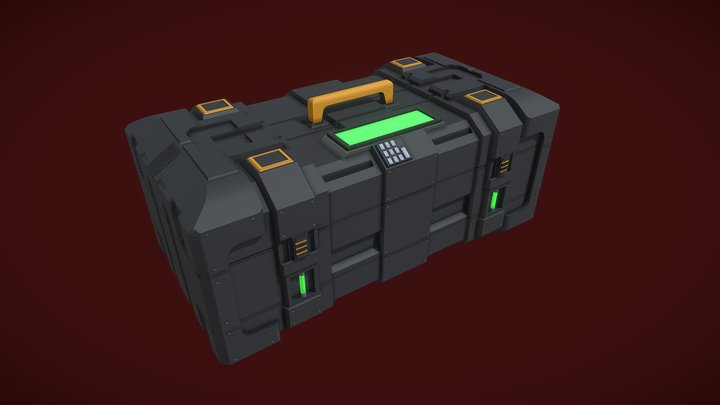 [XYZ HW] Course Work Draft - Sci-Fi Box 3D Model