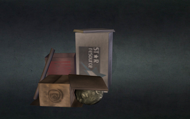 Blitz Games Project - Rubbish box 3D Model