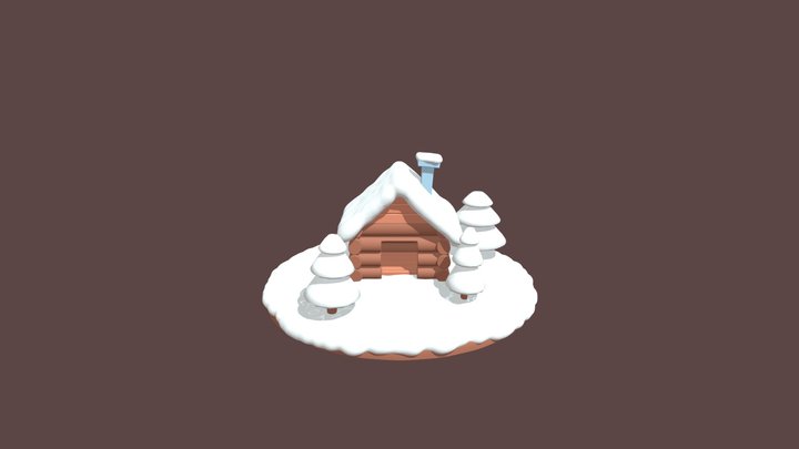 house-in-snow 3D Model