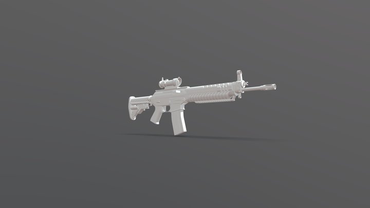 SG-553 3D Model