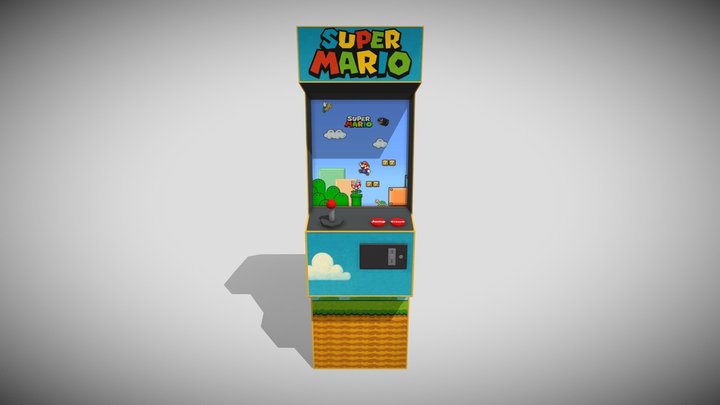 Arcade machine Lowpoly