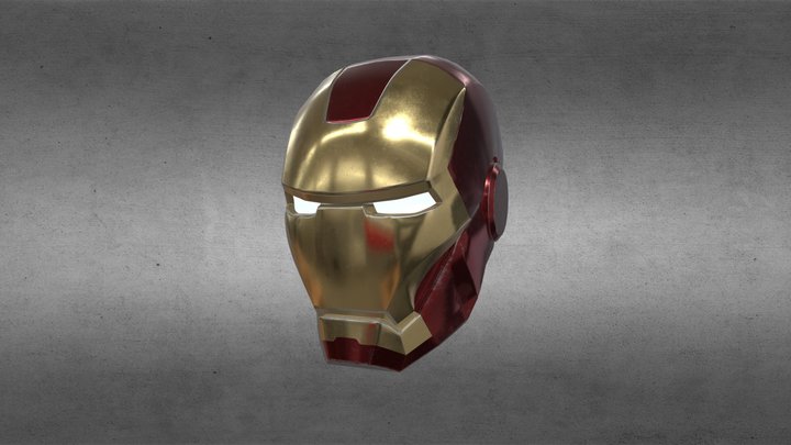 Ironman Helmet 3D Model