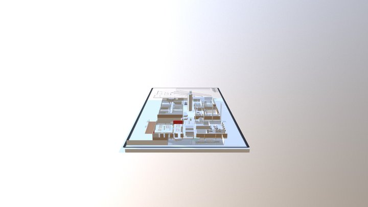 Plattegrond Food Experience 3D Model