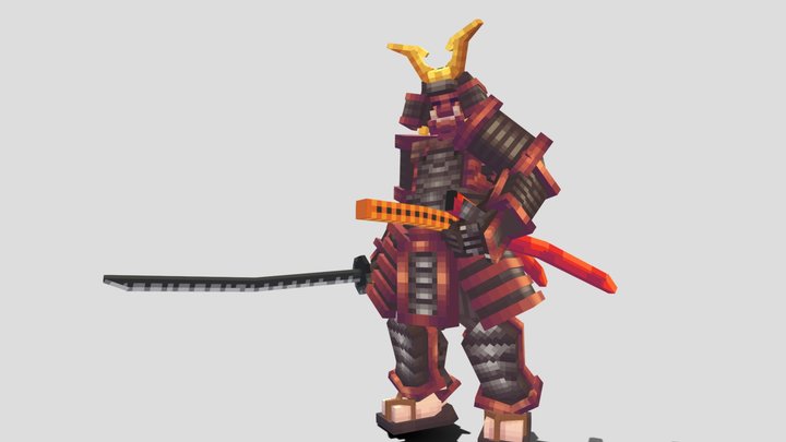 Samurai 3D Model