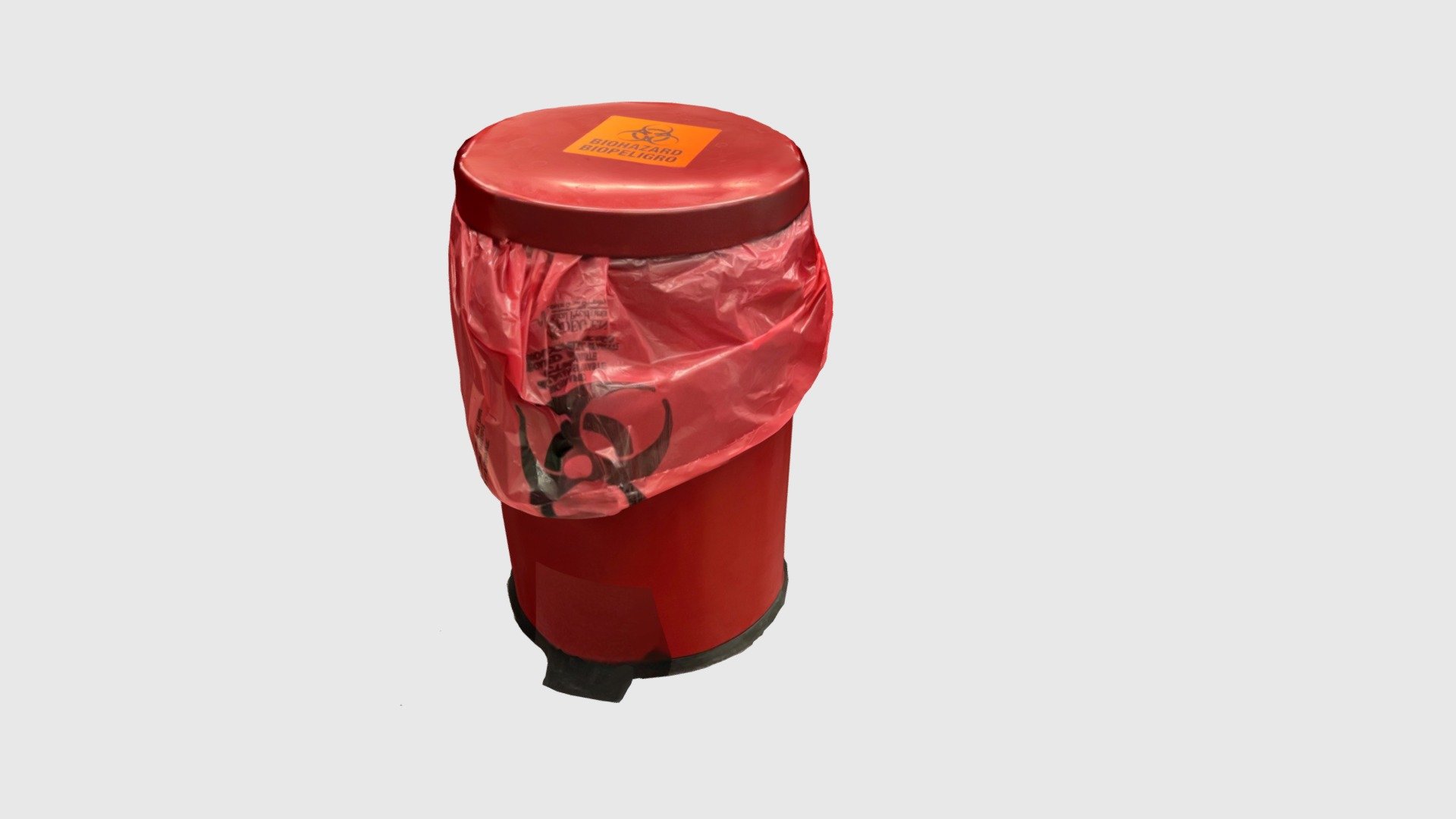 Biohazard Trash Can Download Free 3D model by The Center for Digital