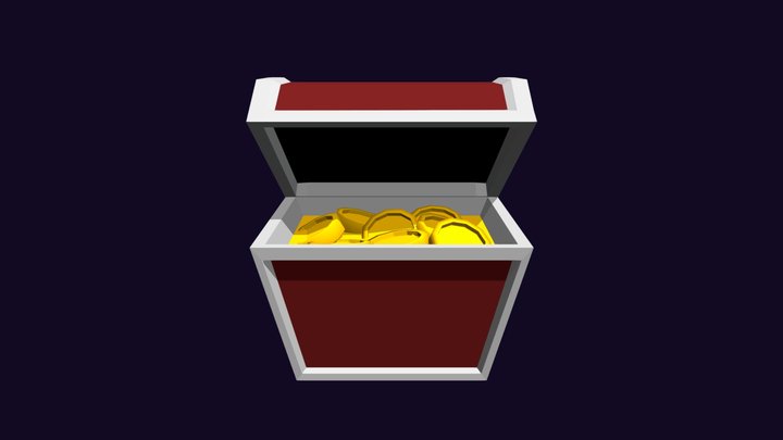 Treasure Chest 3D Model