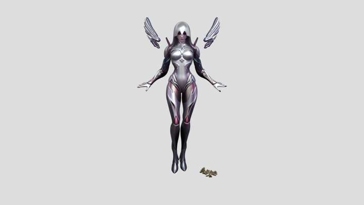 Silver Dawn Valkyrie – Kostenloses 3D-Modell STL