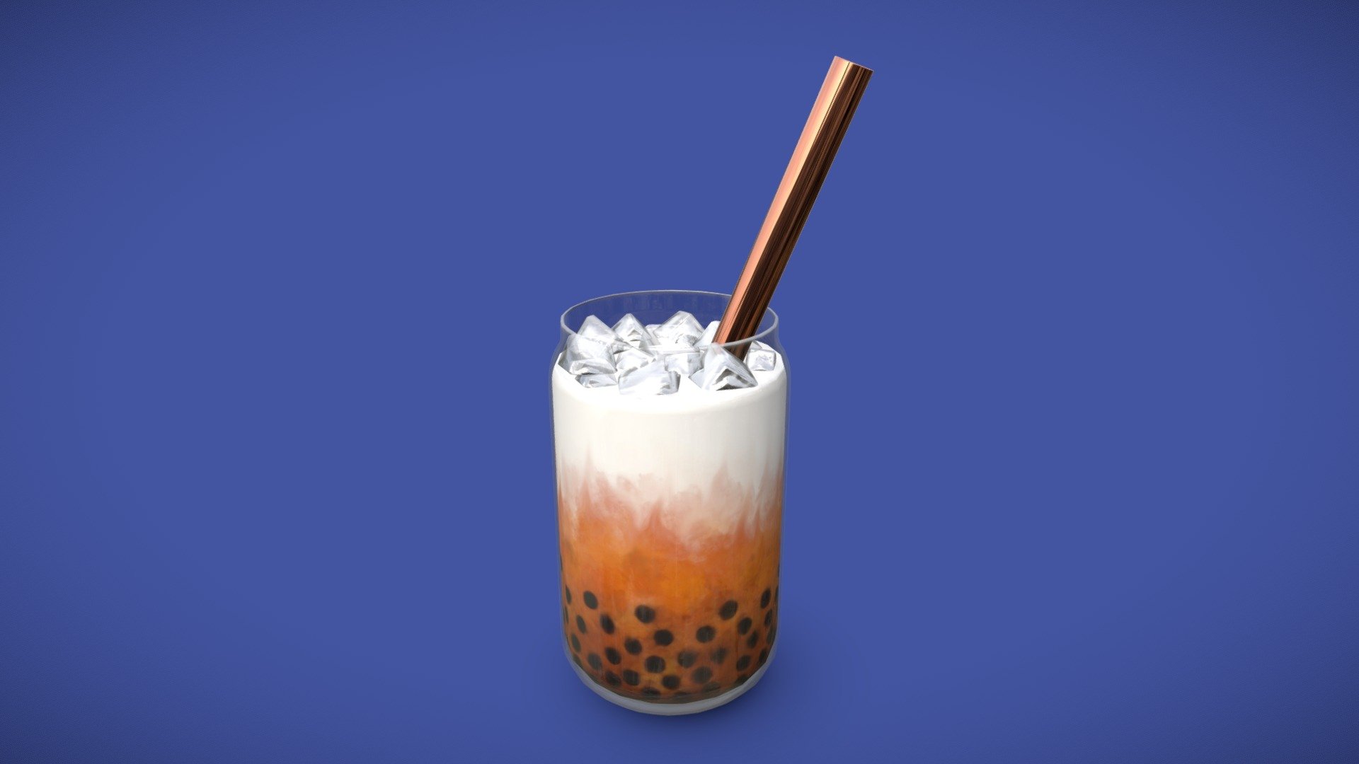 Brown Sugar Bubble Milk Tea - 3D model by Stefana Coroiu ...