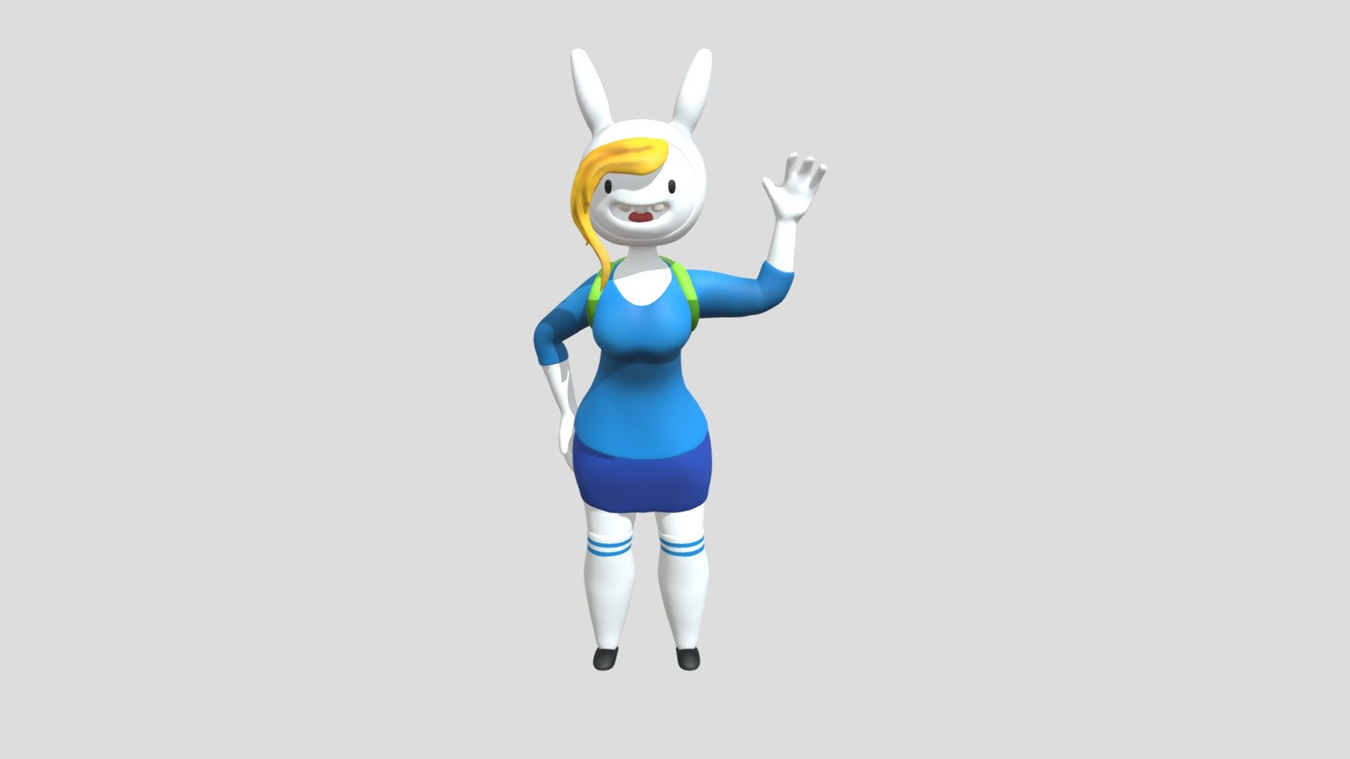 fiona-adventure time - Download Free 3D model by Diego_rosa (@Diego_rosa)  [b51f580]