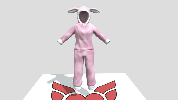 Avatall Eve Bunny Suit 3D Model