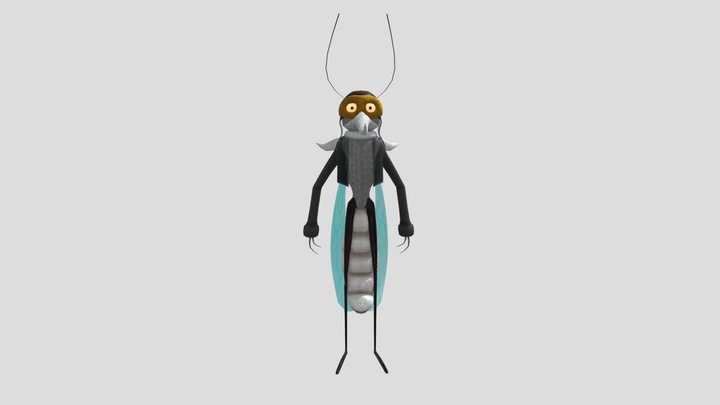 Mosquito man 3D Model