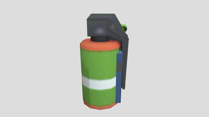 Chicken_gun_smoke_grenade 3D Model