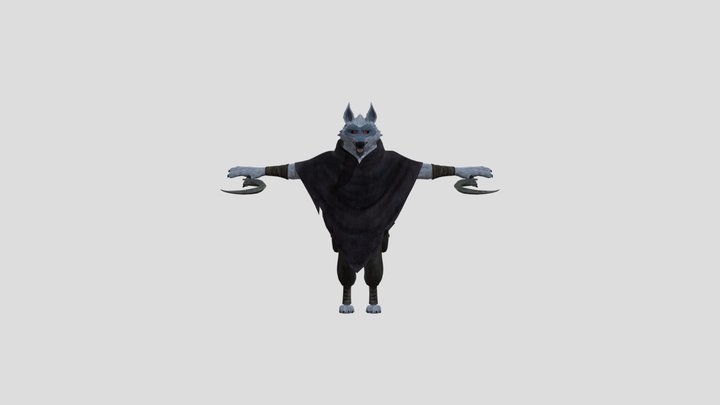 Death Wolf (Without the car thing) 3D Model