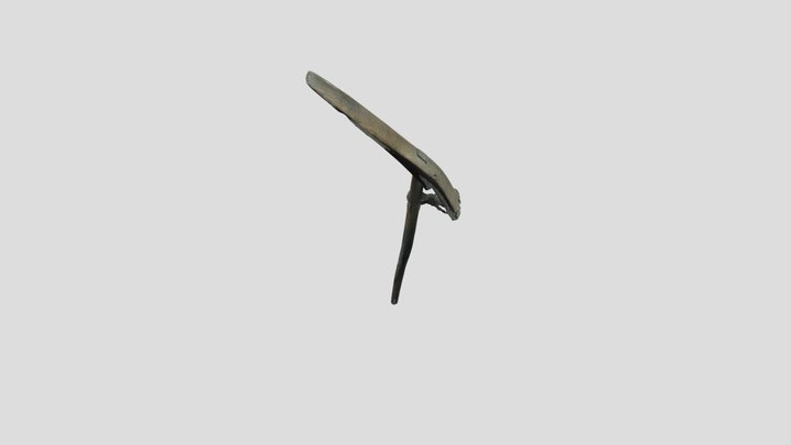 旧三郷村楡の踏鋤 3D Model