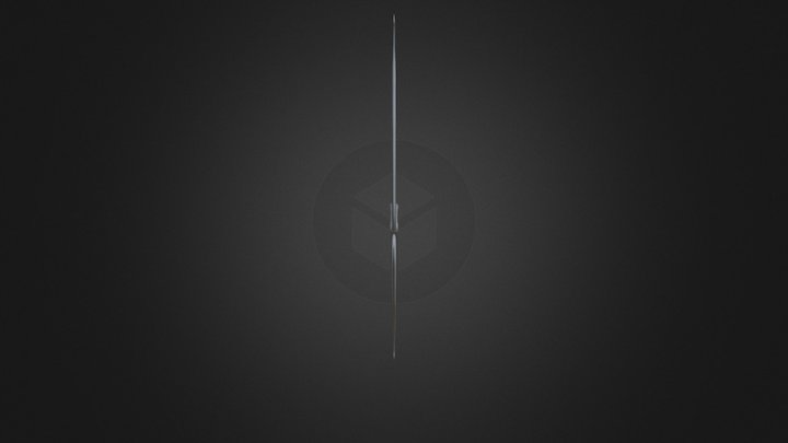 Bowblade Low Poly 3D Model