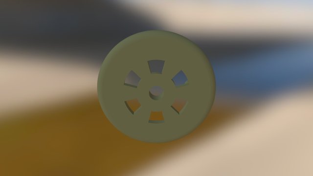 Real Wheel 3D Model